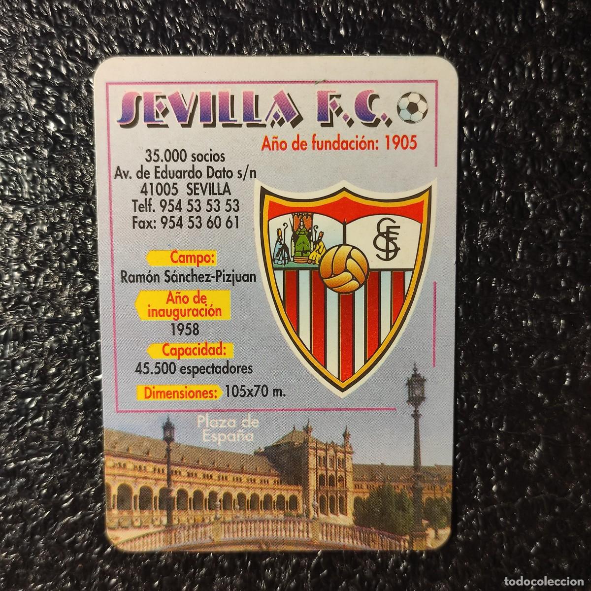 Coleccionismo calendarios: CALENDARIO DE FUTBOL . SEVILLA F.C. 2002 ** ESCUDO ** COM PUBLI. CORIA DEL RIO ** T0