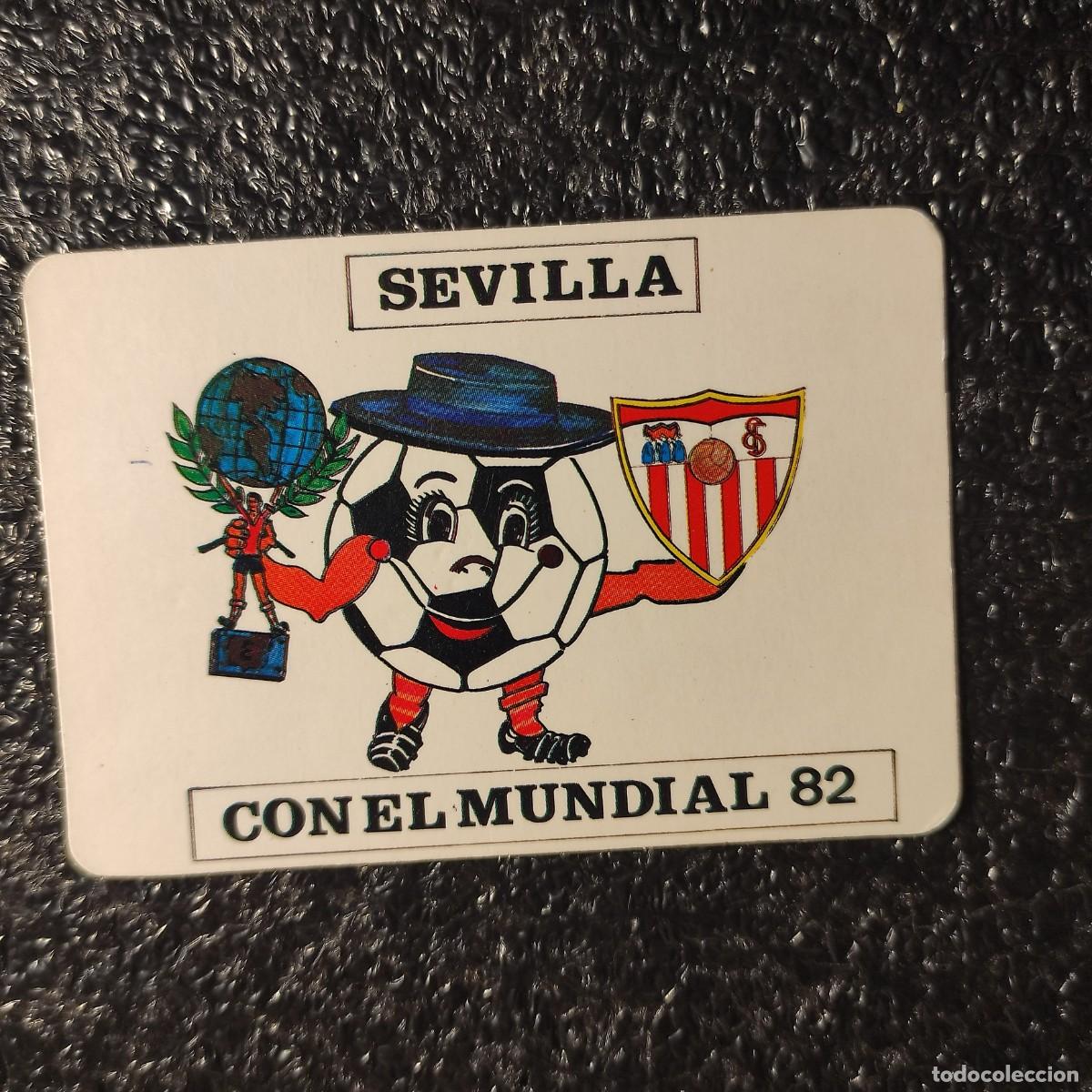 Coleccionismo calendarios: CALENDARIO DE FUTBOL . SEVILLA F.C. 1982 ** MUNDIAL 82 ** T0