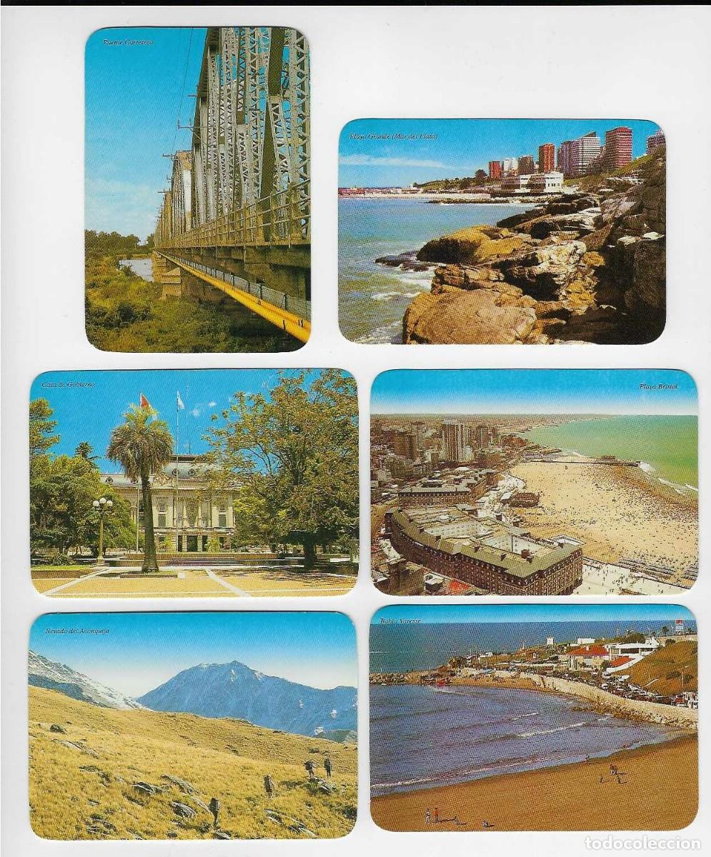Coleccionismo calendarios: 6 CALENDARIOS DE BOLSILLO DE ARGENTINA A&Ntilde;O 2002 CIUDADES - SIN PUBLICIDAD - VER FOTO REVERSOS