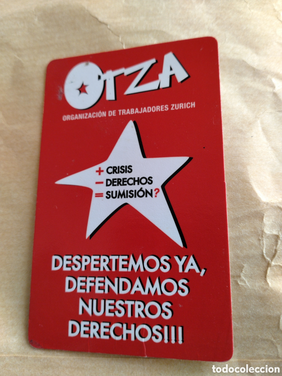 Coleccionismo calendarios: CALENDARIO 2009 - OTZA - SINDICATO ZURICH SEGUROS.