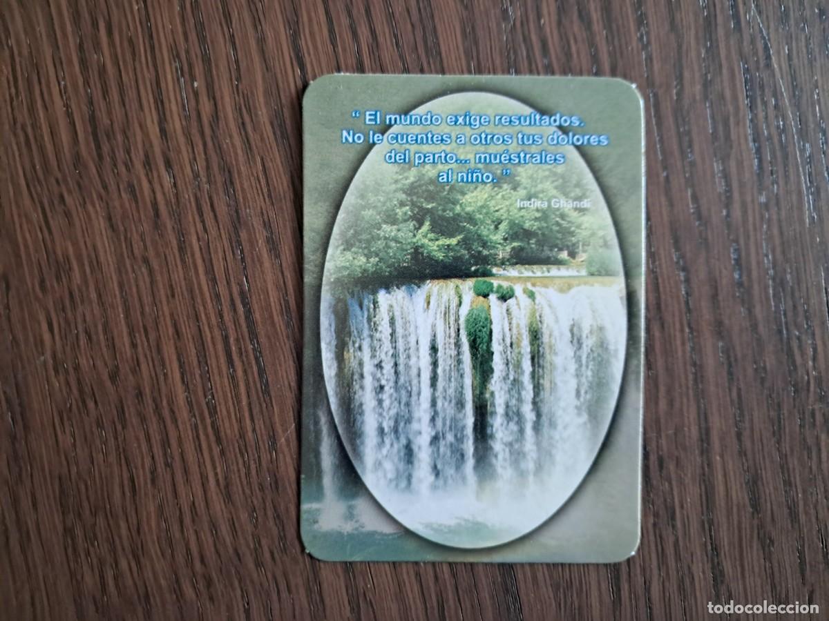 Coleccionismo calendarios: calendario de publicidad de Per&uacute;, tipo religioso, imagen cataratas, con frase, a&ntilde;o 2006
