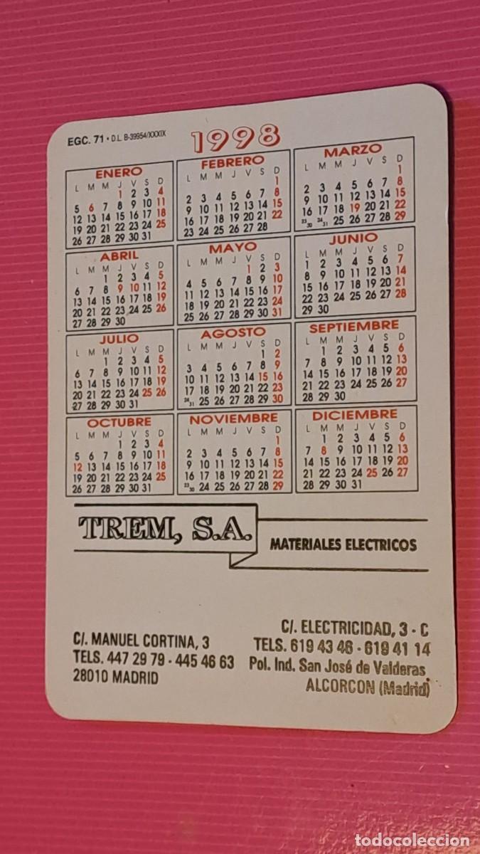 Coleccionismo calendarios: CALENDARIO BOLSILLO DELFINES - A&Ntilde;O 1998 - Foto 2