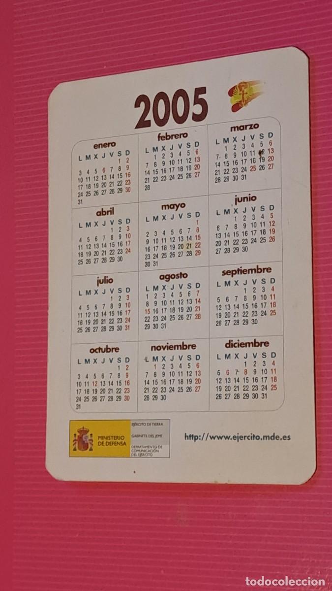 Coleccionismo calendarios: CALENDARIO BOLSILLO PREMIOS EJERCITO - A&Ntilde;O 2005 - Foto 2