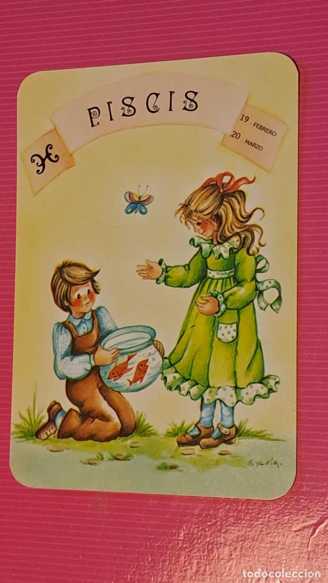 Coleccionismo calendarios: CALENDARIO BOLSILLO SIGNO ZODIACO PISCIS - A&Ntilde;O 1996