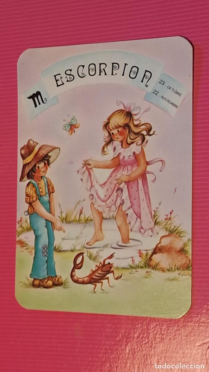 Coleccionismo calendarios: CALENDARIO BOLSILLO SIGNO ZODIACO ESCORPION - A&Ntilde;O 1996