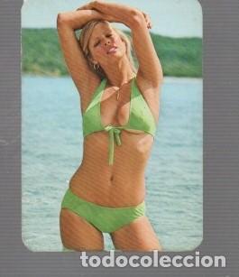Coleccionismo calendarios: CALENDARIOS DEL 1975 BELLA SE&Ntilde;ORITA DE R0JO N&ordm;6981 PUBLICIDAD REYSU BARCELONA