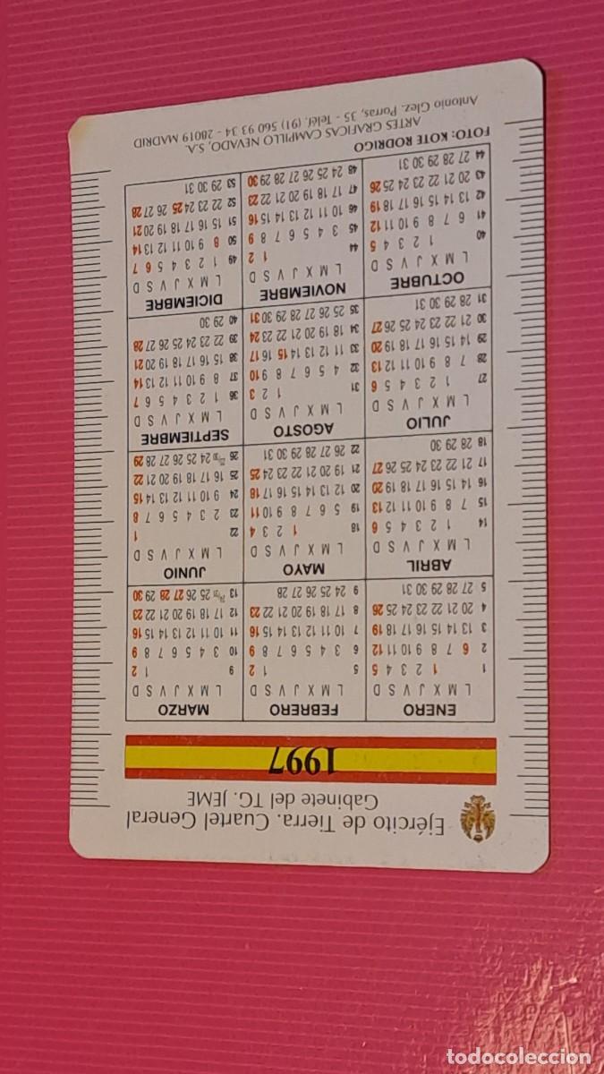 Coleccionismo calendarios: CALENDARIO BOLSILLO EJERCITO ESPA&Ntilde;OL - A&Ntilde;O 1997 - Foto 2