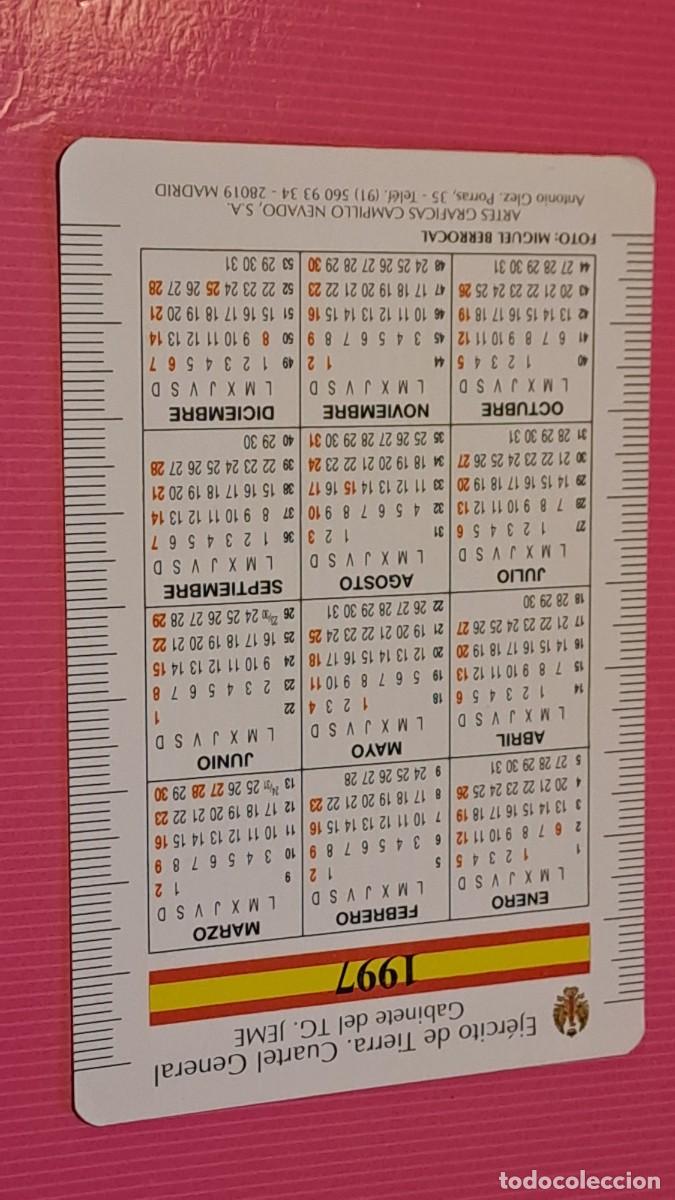 Coleccionismo calendarios: CALENDARIO BOLSILLO EJERCITO ESPA&Ntilde;OL - A&Ntilde;O 1997 - Foto 2