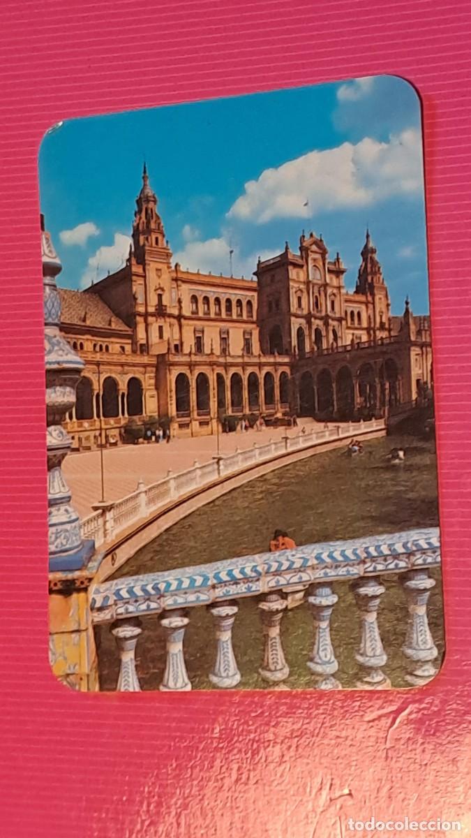 Coleccionismo calendarios: CALENDARIO BOLSILLO PLAZA DE ESPA&Ntilde;A SEVILLA- A&Ntilde;O 1996