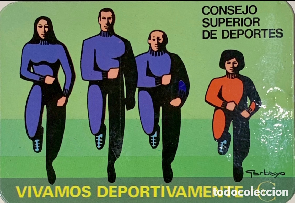 Coleccionismo calendarios: Calendario de bolsillo. Consejo Superior de Deportes. Garbayo. 1980.