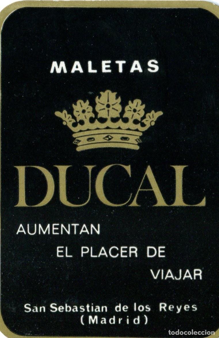 Coleccionismo calendarios: CALENDARIO DE BOLSILLO- MALETAS DUCAL. MADRID- 1972