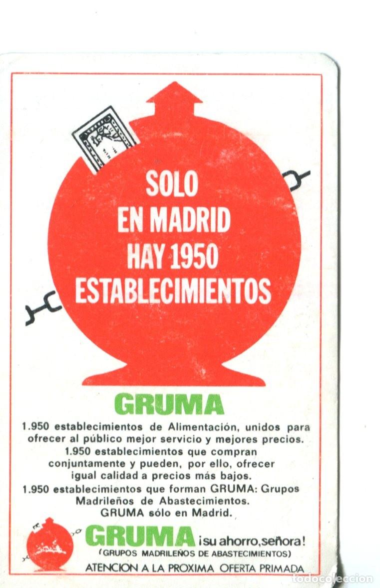 Coleccionismo calendarios: CALENDARIO PUBLICITARIO DE GRUMA. SUPERMERCADO. ALIMENTACI&Oacute;N. COMIDA. A&Ntilde;O 1971
