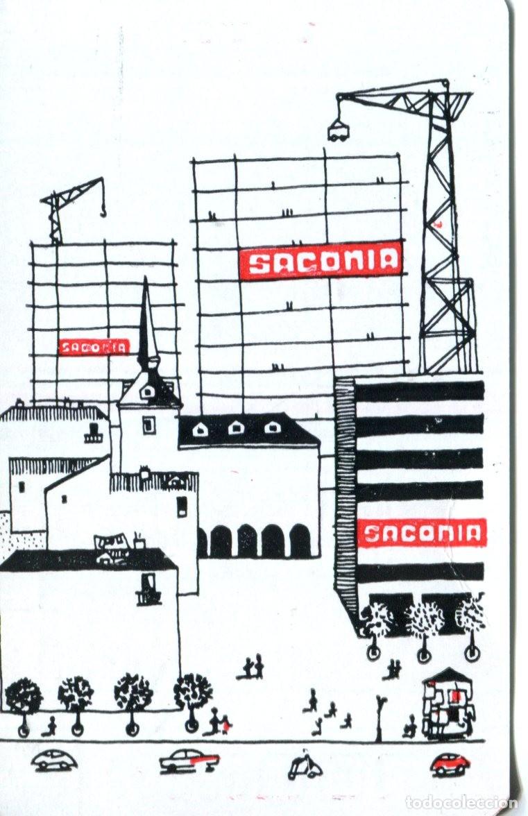Coleccionismo calendarios: CALENDARIO PUBLICITARIO CONSTRUCTORA SACONIA A&Ntilde;O 1972
