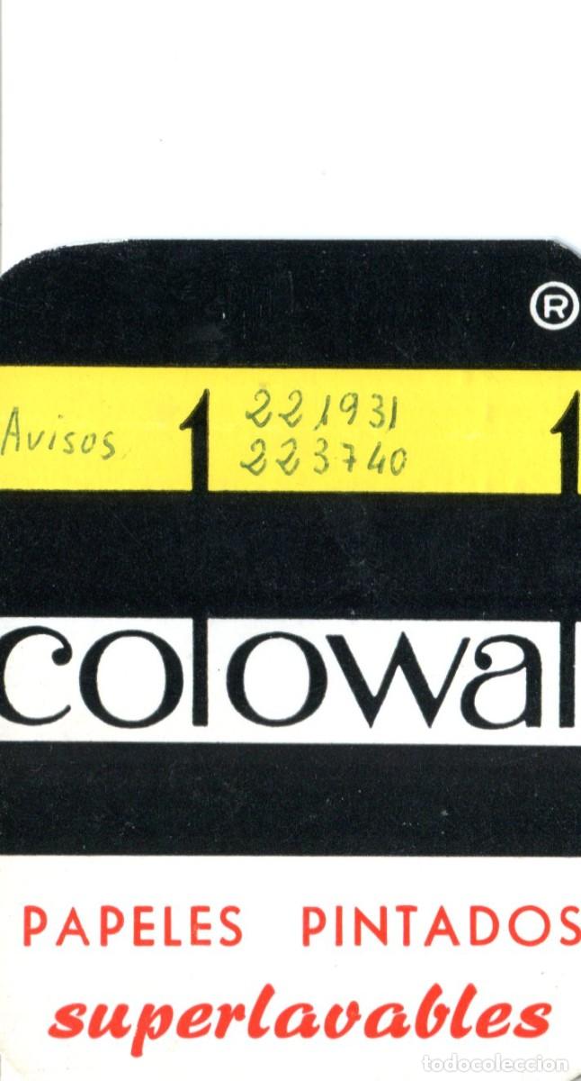 Coleccionismo calendarios: CALENDARIO A&Ntilde;O 1969 COLOWALL PAPELES PINTADOS SUPERLAVABLES