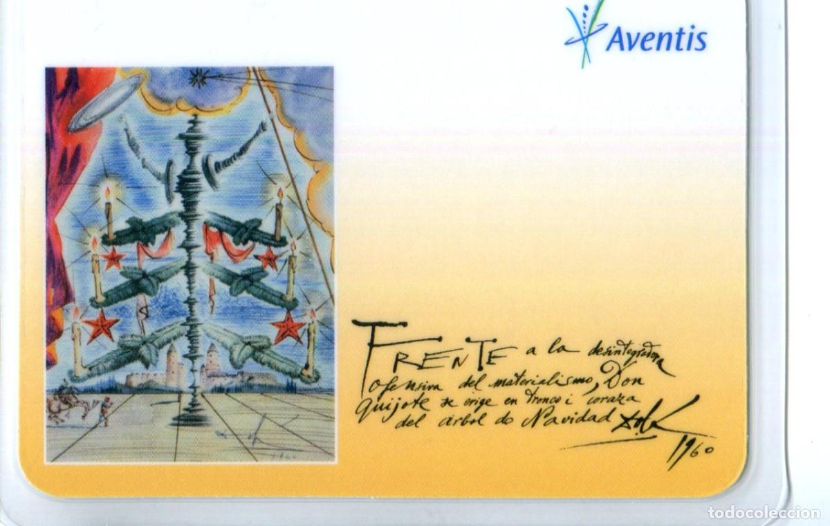 Coleccionismo calendarios: CALENDARIO PLASTIFICADO. SANOFI AVENTIS. CUADRO DE DALI. A&Ntilde;O 2004