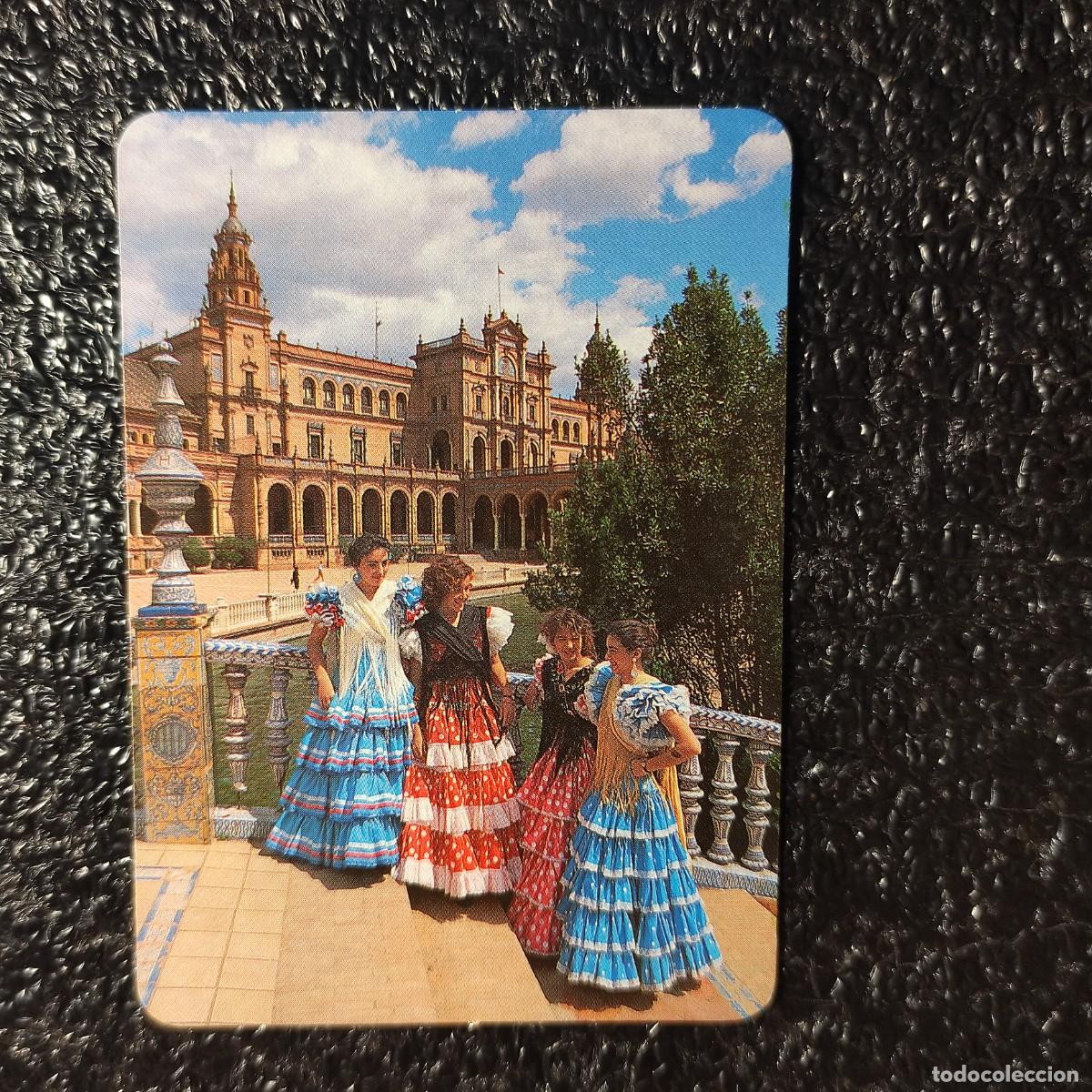 Coleccionismo calendarios: CALENDARIO DE BOLSILLO . FLAMENCAS EN LA PLAZA ESPA&Ntilde;A . SEVILLA 1991 ** PUBL. TOMARES ** T4
