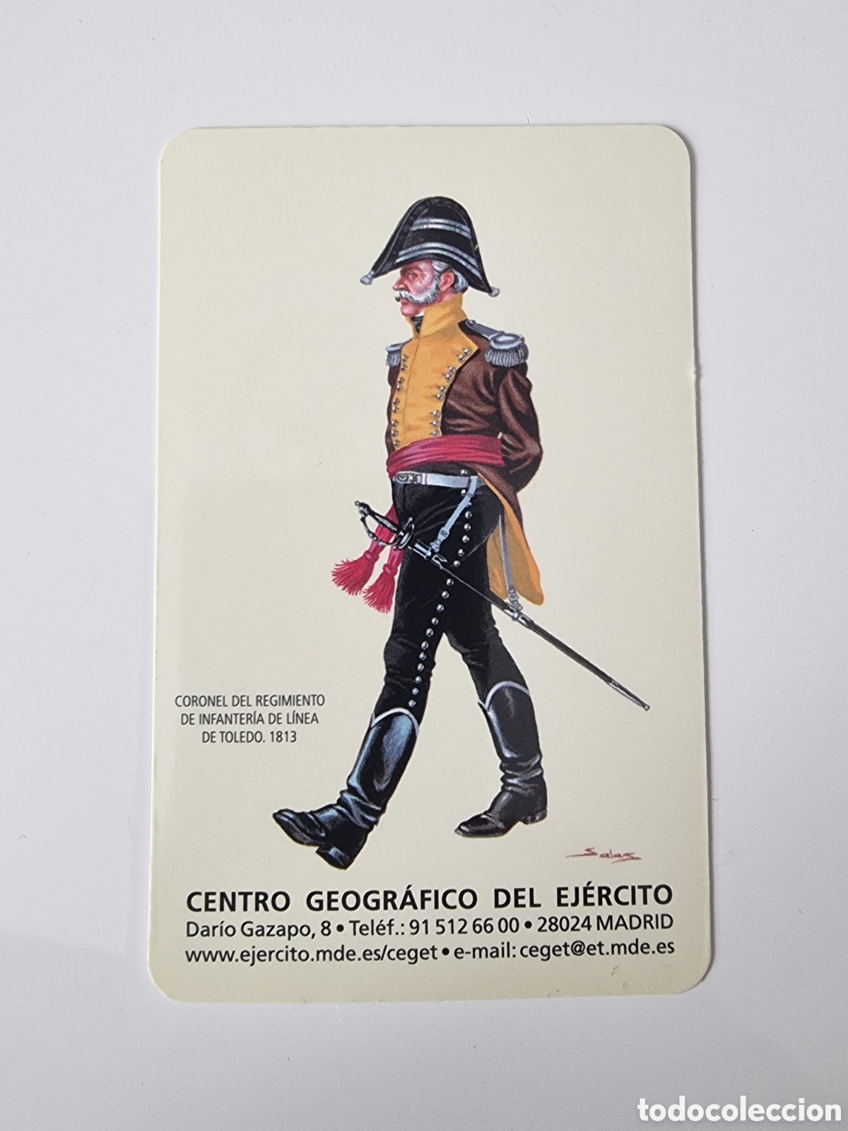 Coleccionismo calendarios: Calendario Fournier Centro Geogr&aacute;fico del Ej&eacute;rcito 2018