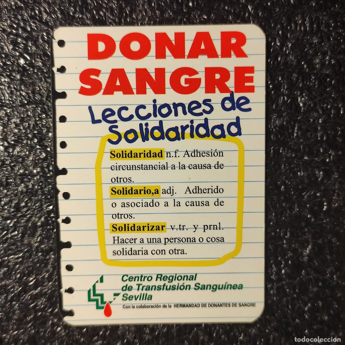 Coleccionismo calendarios: CALENDARIO . DONAR SANGRE 1998 . SEVILLA * * CLINICA . HOSPITAL **T2