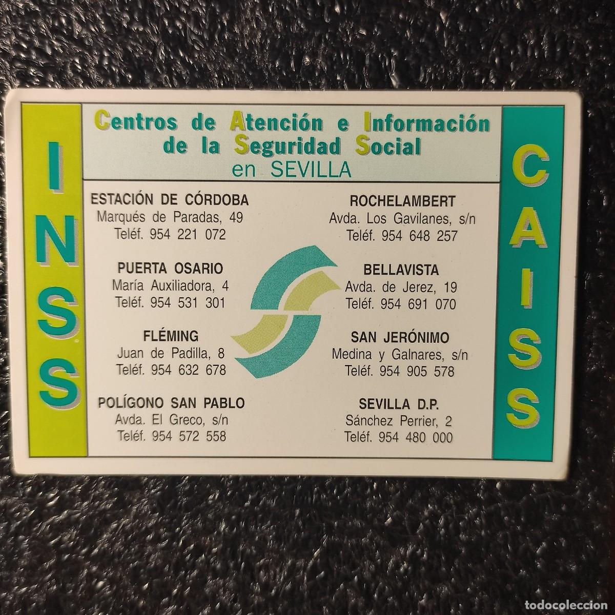 Coleccionismo calendarios: CALENDARIO SEGUROS . INSTITUTO NACIONAL DE LA SEGURIDAD SOCIAL. SEVILLA 2001**T0