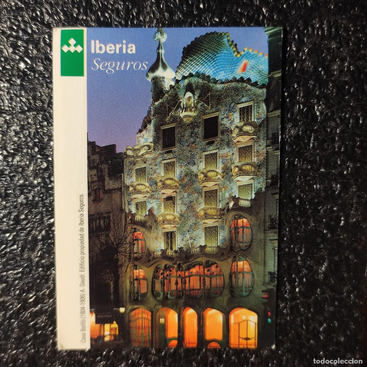Coleccionismo calendarios: CALENDARIO DE BOLSILLO . IBERIA SEGUROS 1993** CASA BATLLO . GAUD&Iacute; ** BARCELONA ** T0