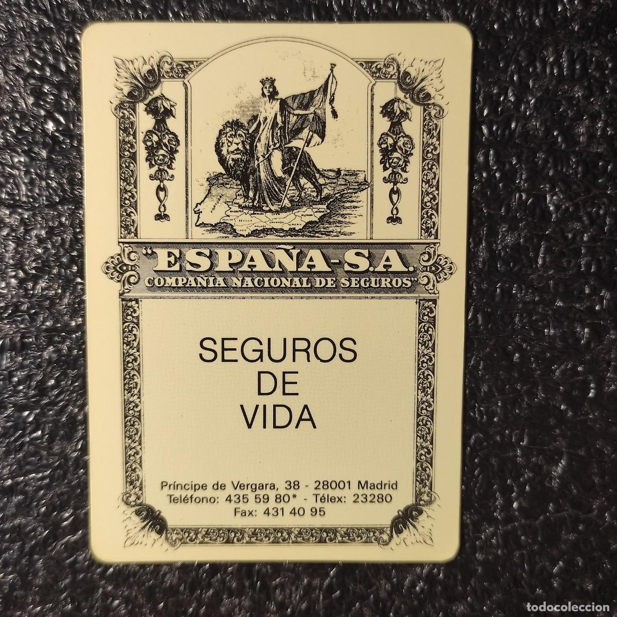 Coleccionismo calendarios: CALENDARIO SEGUROS . ESPA&Ntilde;A S.A. SEGUROS DE VIDA 1992 ** T0 ** T0