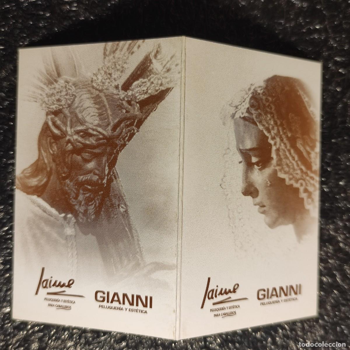 Coleccionismo calendarios: CALENDARIO .Cristo del Gran Poder y la Virgen del Mayor Dolor *2010* GIANNI PELUQUERIA*DOBLE*T4