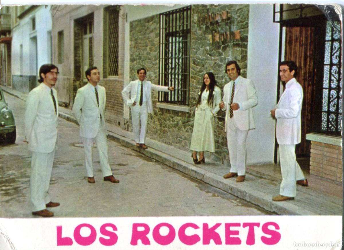 Coleccionismo calendarios: CALENDARIO LOS ROCKETS CONJUNTO MUSICO - VOCAL CARTAGENA MURCIA A&ntilde;o 1971