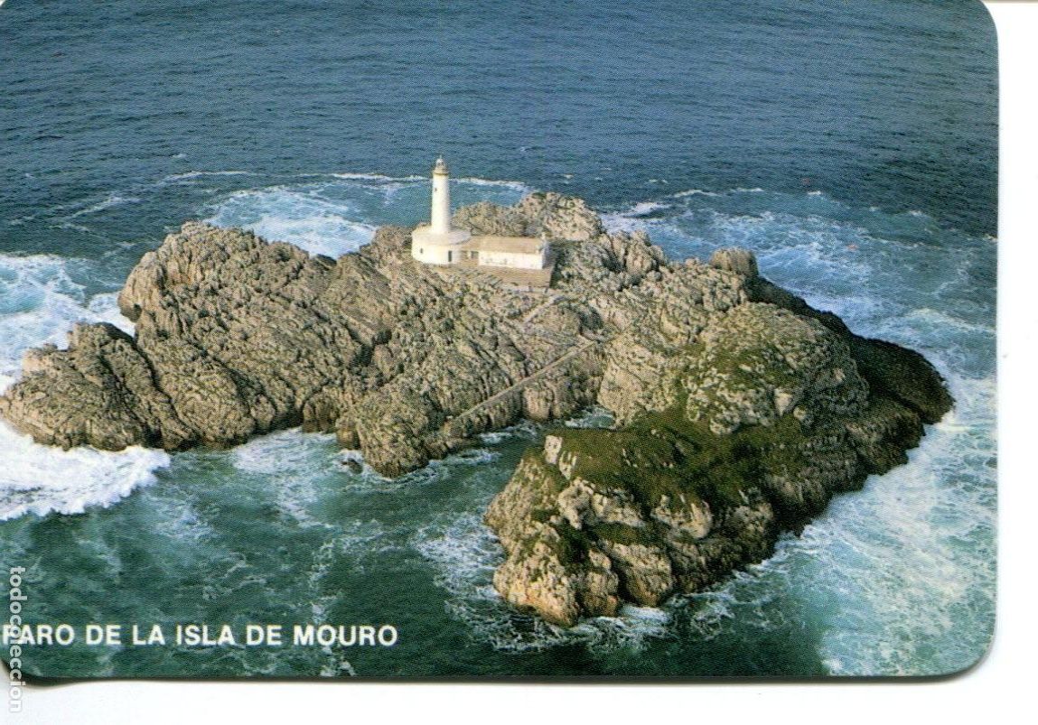 Coleccionismo calendarios: CALENDARIO DE BOLSILLO. FROM, FARO DE LA ISLA DE MOURO. 1990.