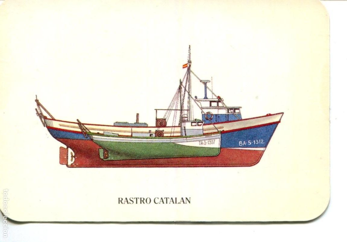 Coleccionismo calendarios: CALENDARIO MINISTERIO DE AGRICULTURA PESCA Y ALIMENTACI&Oacute;N - FROM A&Ntilde;O 1991 - BARCO - RASTRO CATAL&Aacute;N