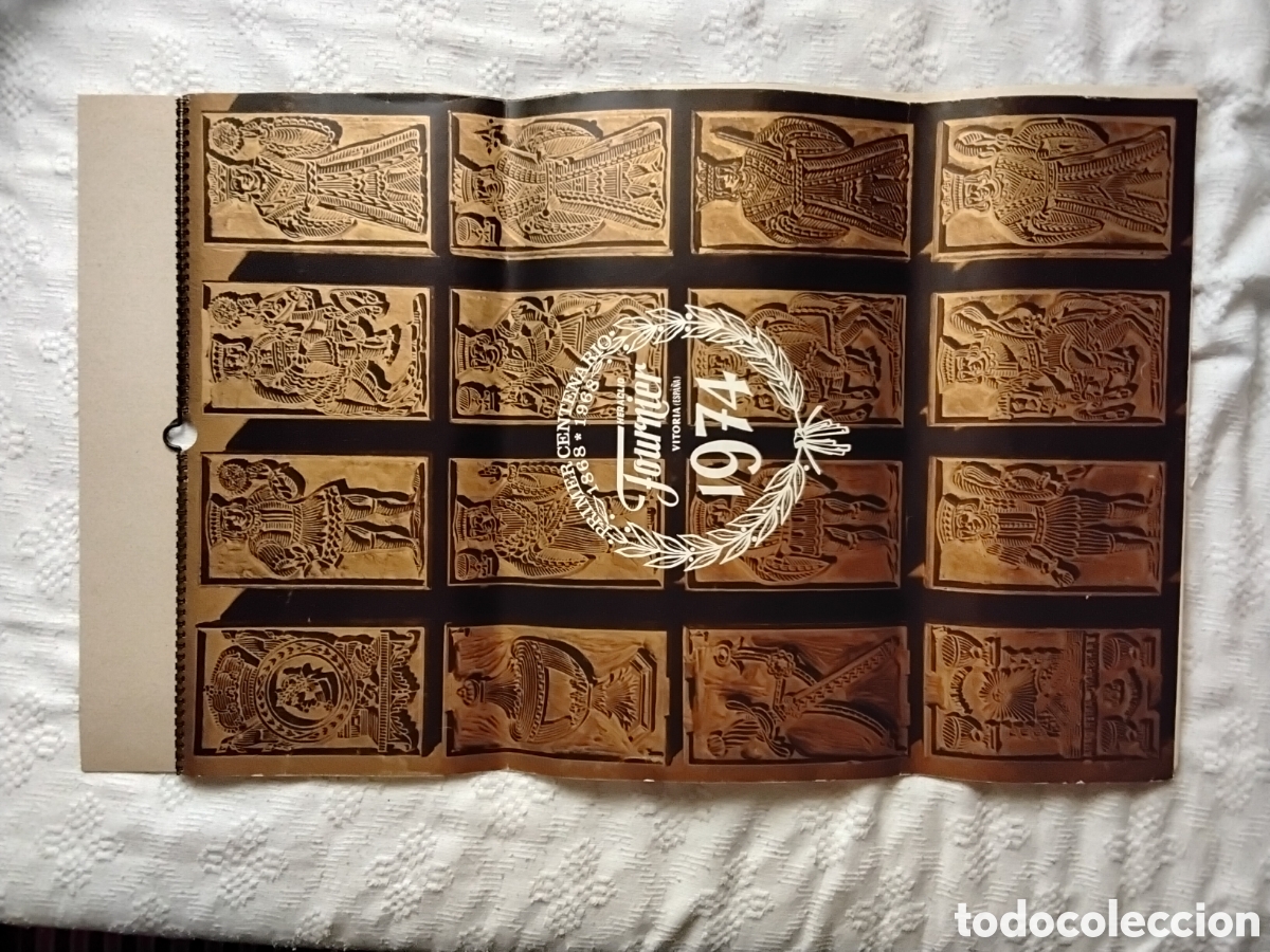 Coleccionismo calendarios: CALENDARIO DE PARED 1974 PRIMER CENTENARIO FOURNIER