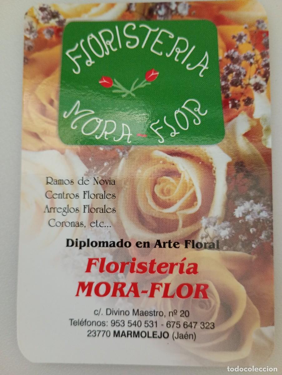Coleccionismo calendarios: Calendario 2010 Publicidad Florister&iacute;a Mora Flor Marmolejo