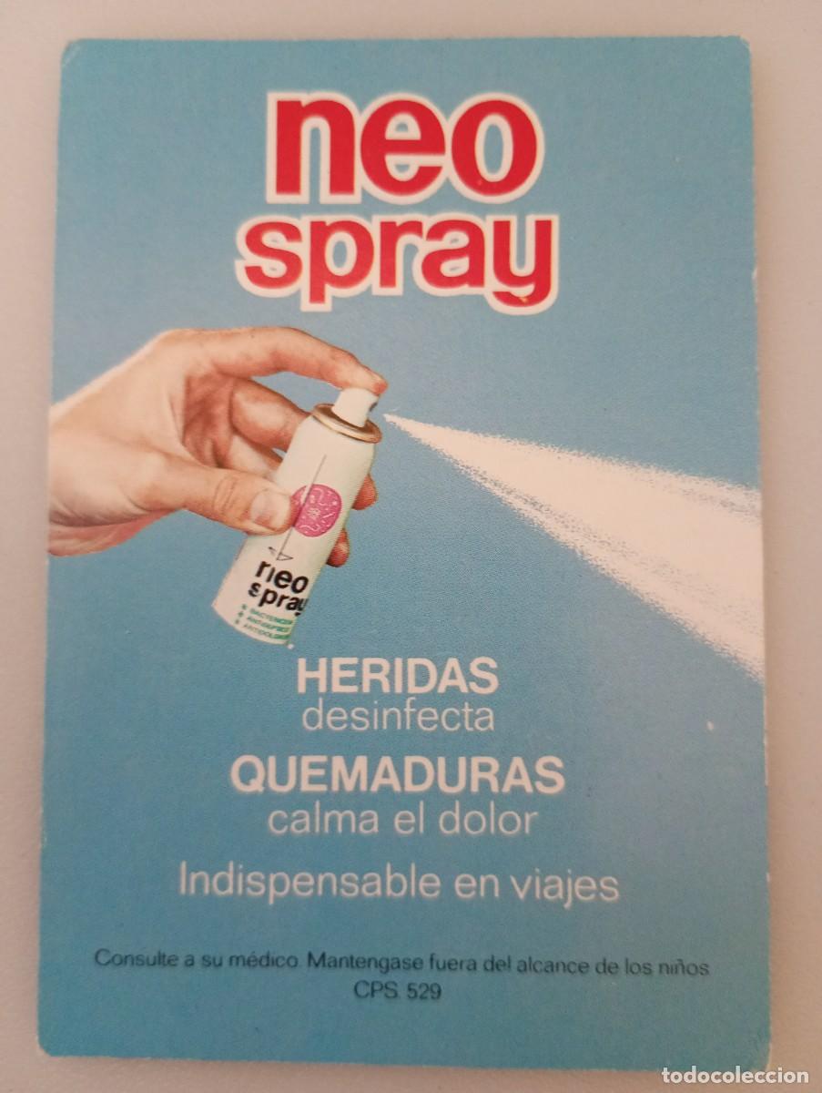 Coleccionismo calendarios: Calendario 1987 Publicidad Neo spray