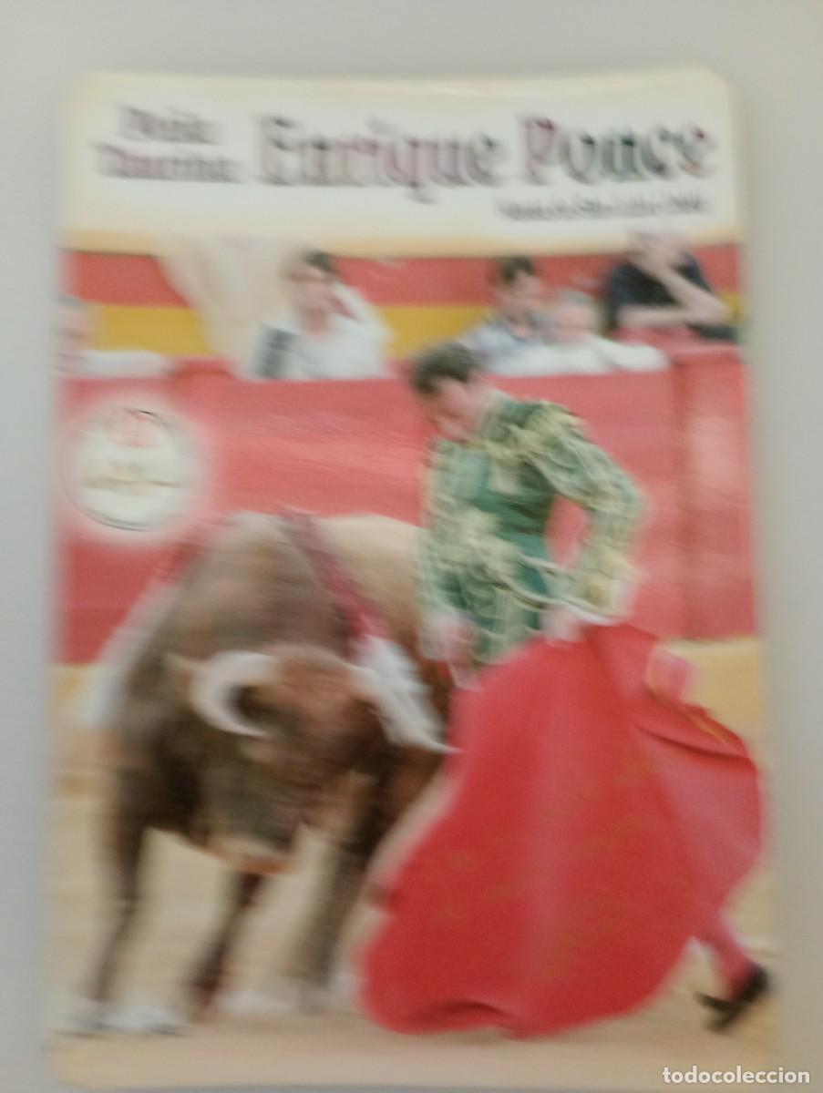 Coleccionismo calendarios: Calendario 2006 Publicidad Pe&ntilde;a Taurina Enrique Ponce