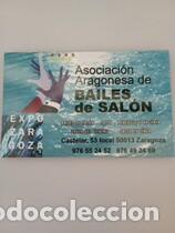 Coleccionismo calendarios: Calendario 2005 Publicidad Asociaci&oacute;n Aragonesa de Bailes de Salon