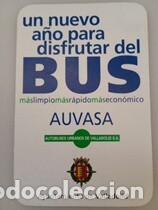 Coleccionismo calendarios: Calendario 2001 Publicidad Ayuntamiento de Valladolid AUVASA
