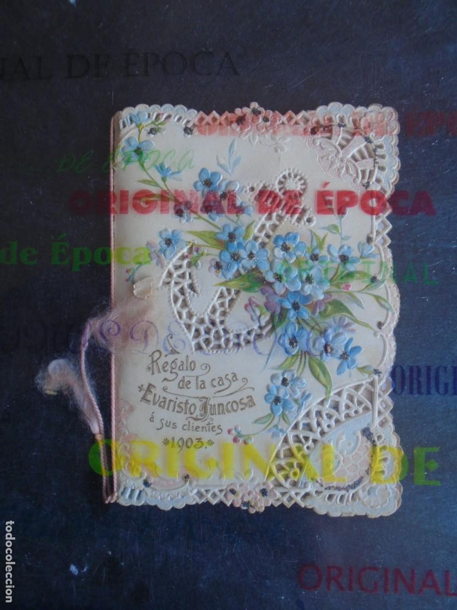 Coleccionismo calendarios: (CA-1212B)CALENDARIO DE BOLSILLO CHOCOLATE EVARISTO JUNCOSA A&Ntilde;O 1903