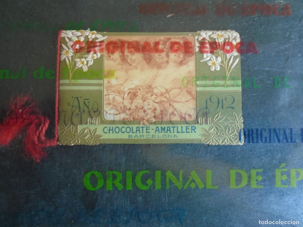 Coleccionismo calendarios: (CA-1006)CALENDARIO DE BOLSILLO CHOCOLATE AMATLLER A&Ntilde;O 1912
