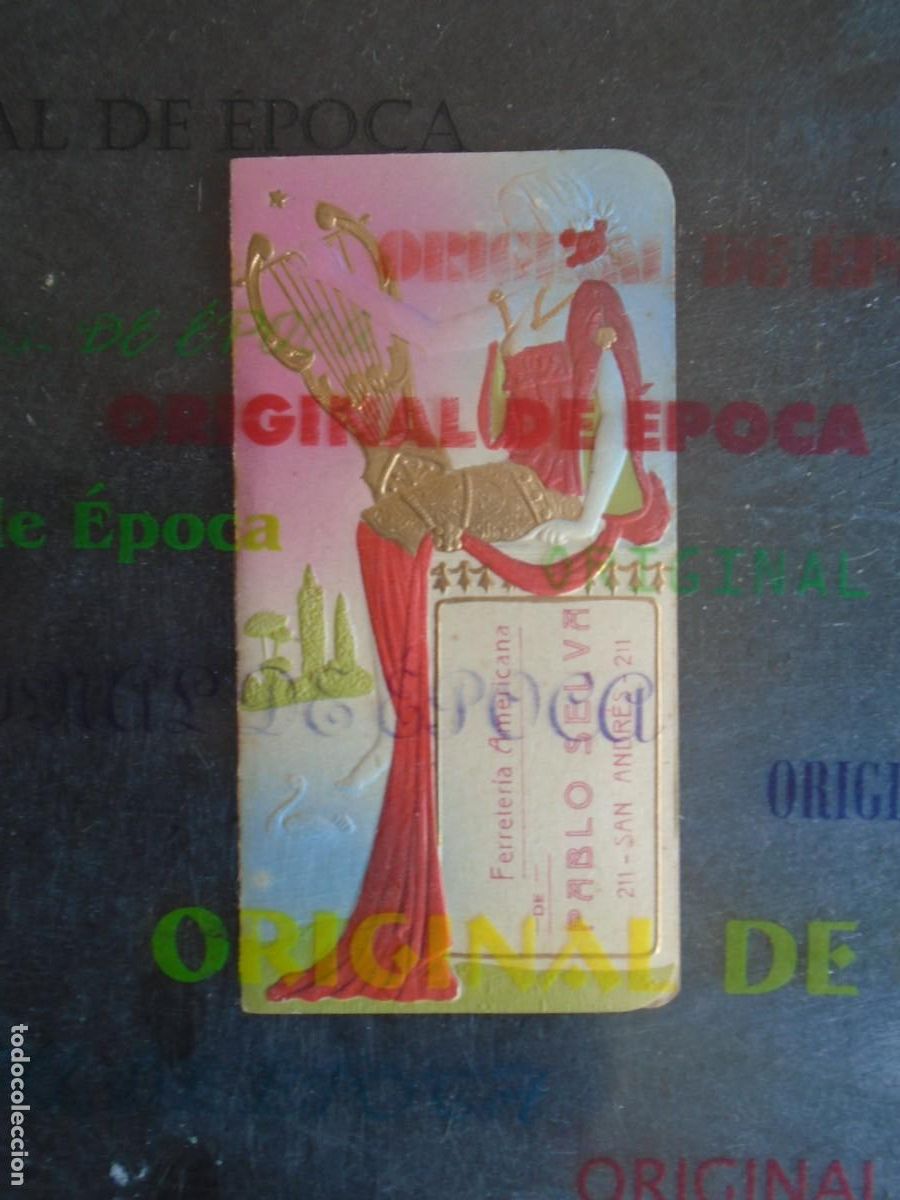 Coleccionismo calendarios: (CA-1021)CALENDARIO DE BOLSILLO FERRETERIA AMERICANA DE PABLO SELVA SAN ANDRES DEL PALOMAR A&Ntilde;O 1913