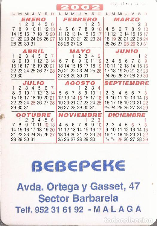Coleccionismo calendarios: CALENDARIO SERIE A&Ntilde;O 2002 SERIE E.G.C. 71 - Foto 2