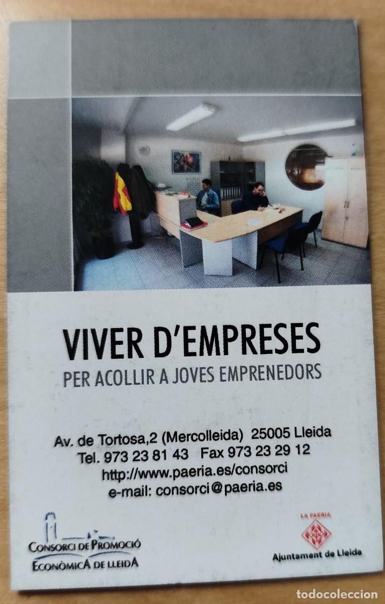 Coleccionismo calendarios: Ca 168 Peque&ntilde;o calendario Viver d'Empreses - 2004 - Lleida