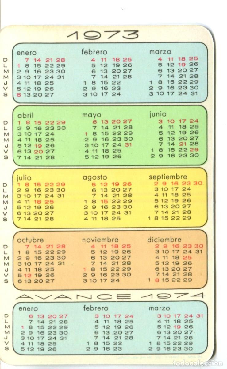 Coleccionismo calendarios: CALENDARIO 1973 CIBALGINA - CIBA - Foto 2