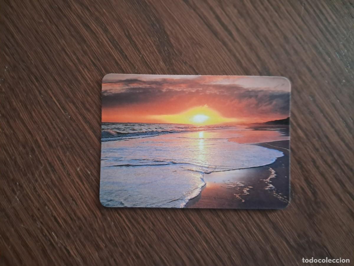 Coleccionismo calendarios: calendario de serie WCB n&ordm; 45, playa, puesta de sol, a&ntilde;o 1993.