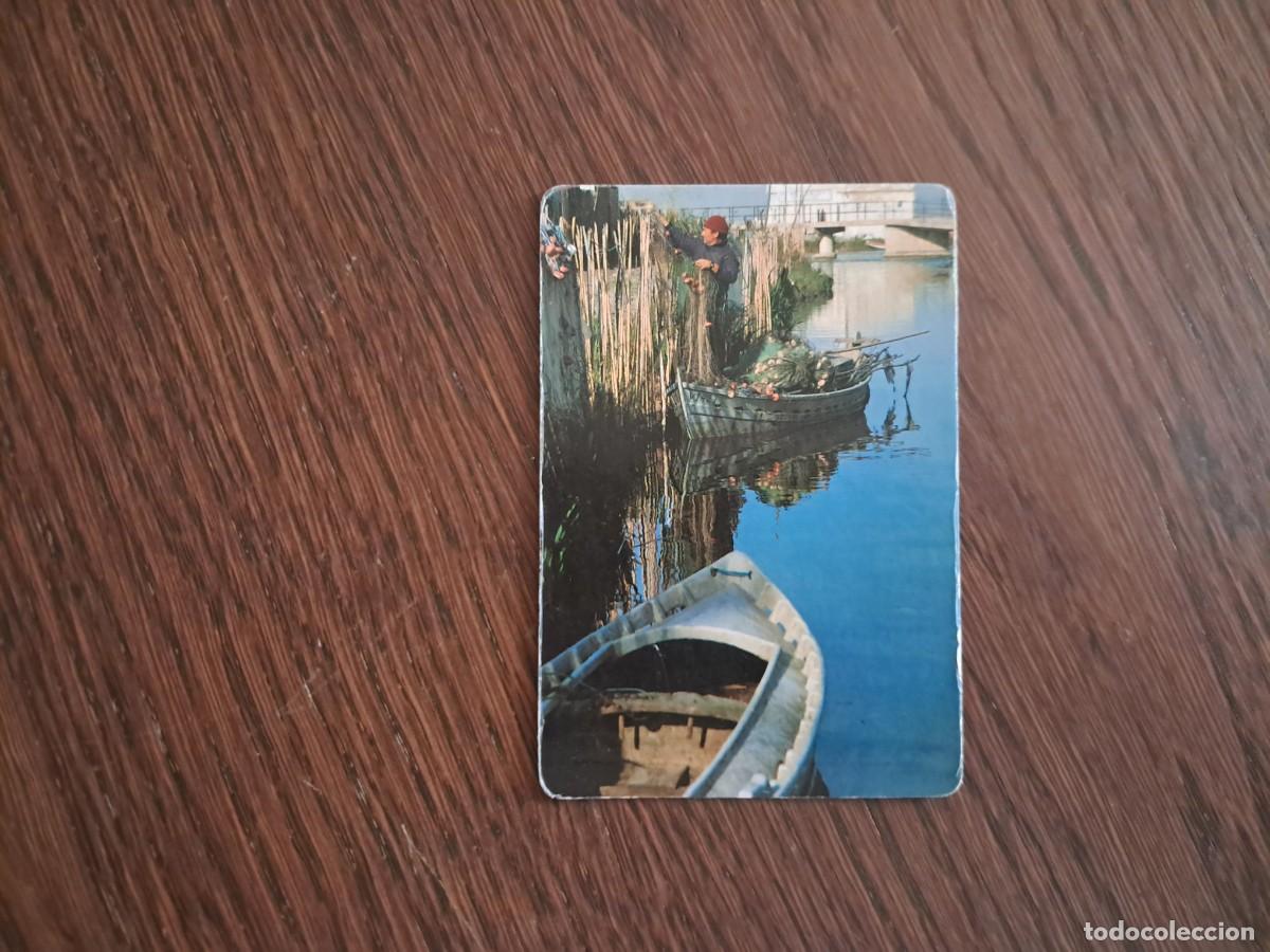 Coleccionismo calendarios: calendario de serie DLB 44.363, barcas, Albufera, Valencia. a&ntilde;o 1991.