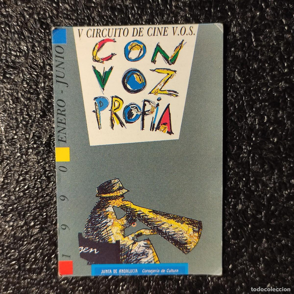 Coleccionismo calendarios: CALENDARIO BOLSILLO . CIRCUITO DE CINE CON VOZ PROPIA . JUNTA DE ANDALUCIA 1990 ** T2