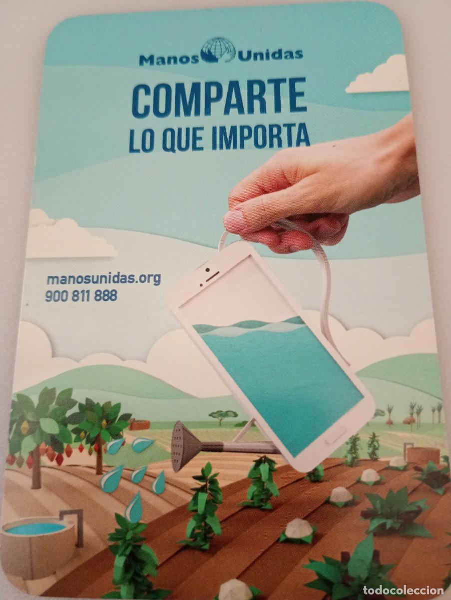 Coleccionismo calendarios: Calendario 2018 Publicidad MANOS UNIDAS