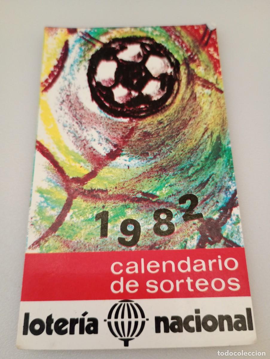 Coleccionismo calendarios: Calendario 1982 Publicidad LOTERIA NACIONAL