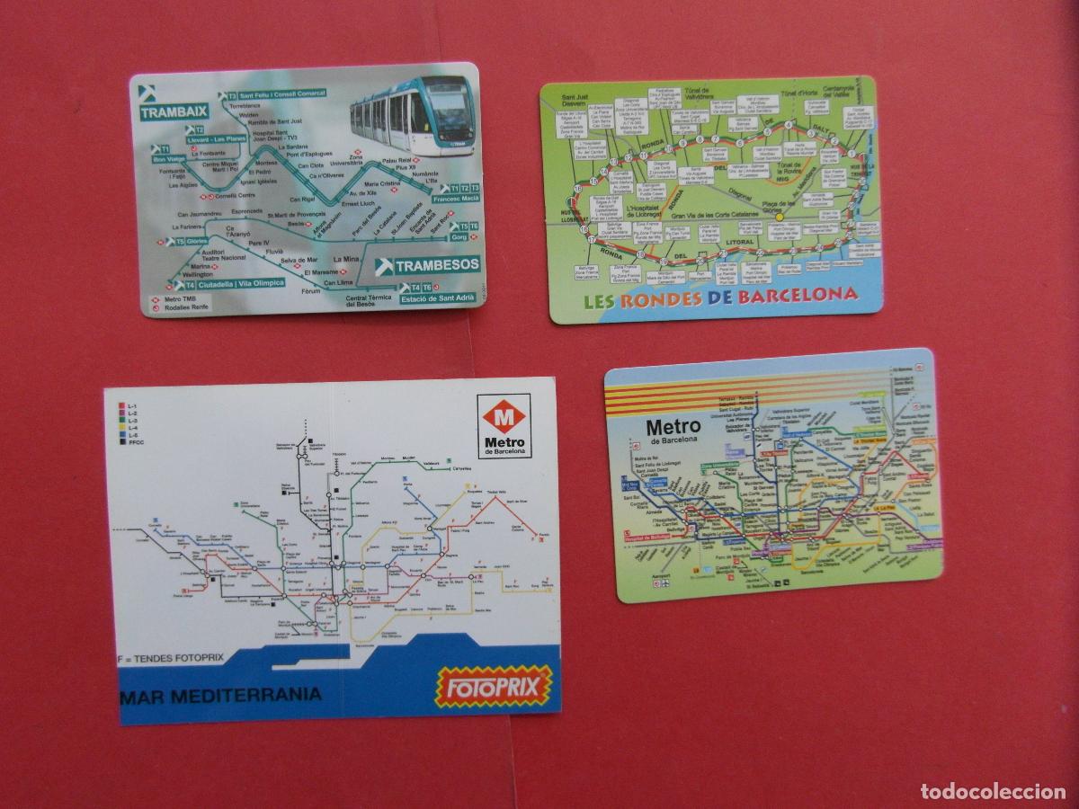 Coleccionismo calendarios: CALENDARIO LOTE DE 4 TRAM DE BARCELONA TRANVIA RONDAS METRO FOTOPRIX 2013 200 - COLECCION TRASNPORTE