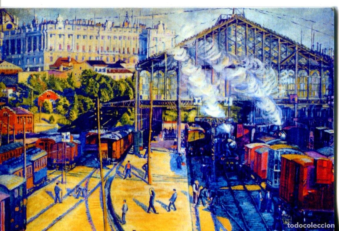 Coleccionismo calendarios: CALENDARIO DE PUBLICIDAD - A&Ntilde;O 2019 - &Oacute;PTICA ROMA ESTACION TREN FERROCARRIL PINTURA