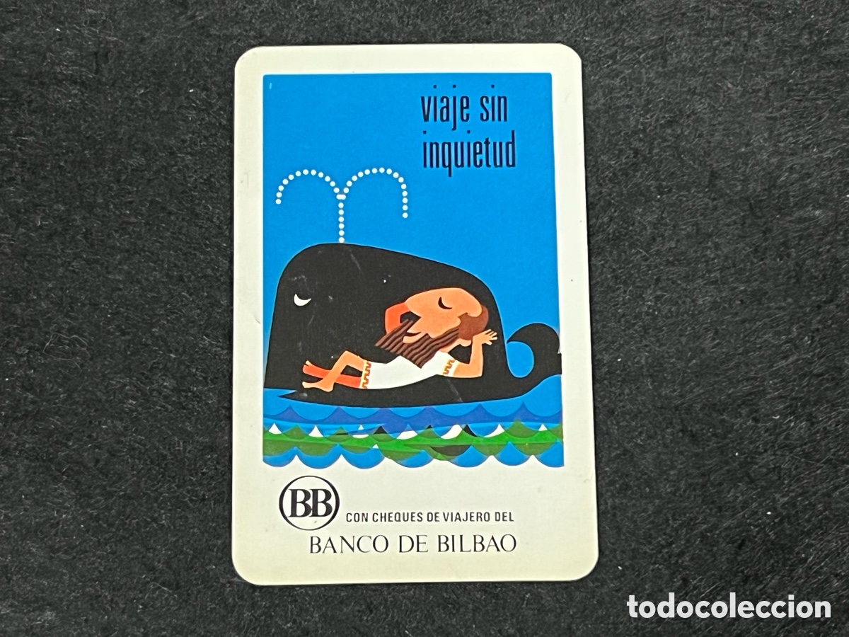 Coleccionismo calendarios: BANCO DE BILBAO VIAJE SIN INQUIETUD CALENDARIO DE BOLSILLO A&Ntilde;O 1970 HERACLIO FOURNIER.