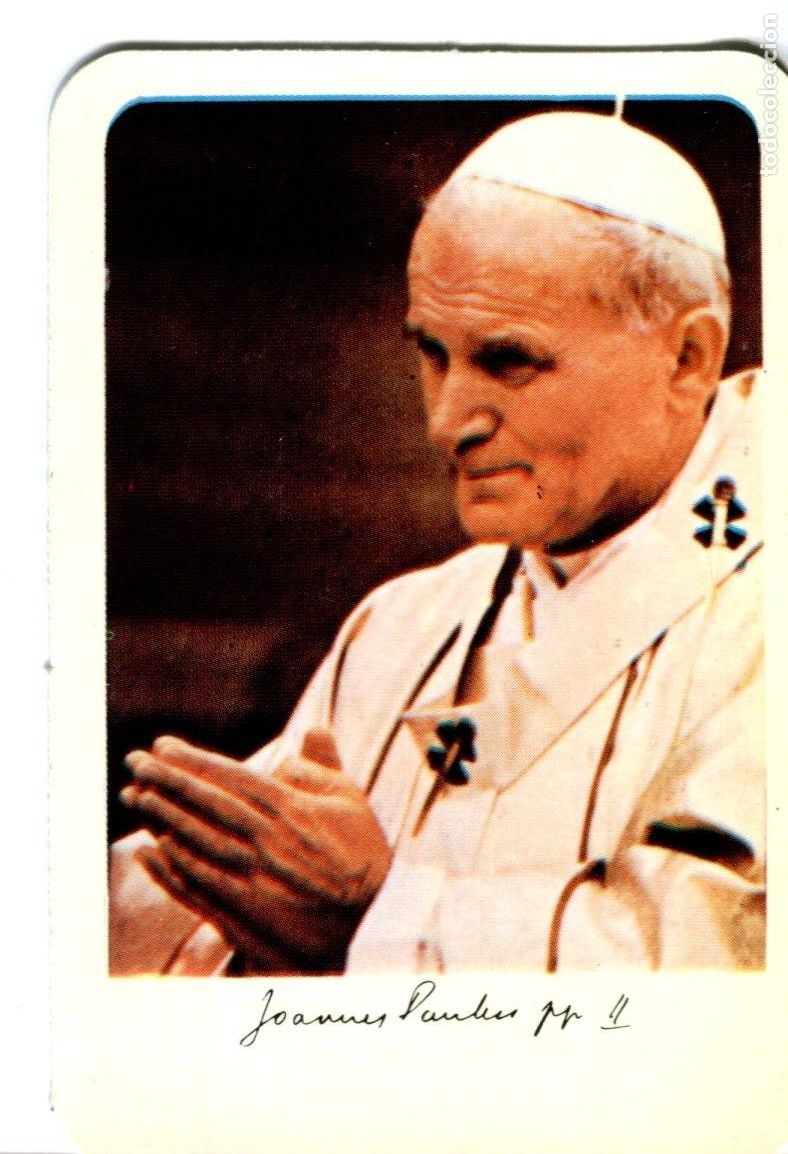 Coleccionismo calendarios: CALENDARIO A&Ntilde;O 1984 JUAN PABLO II EJERCITO AZUL DE FATIMA RELIGIOSO